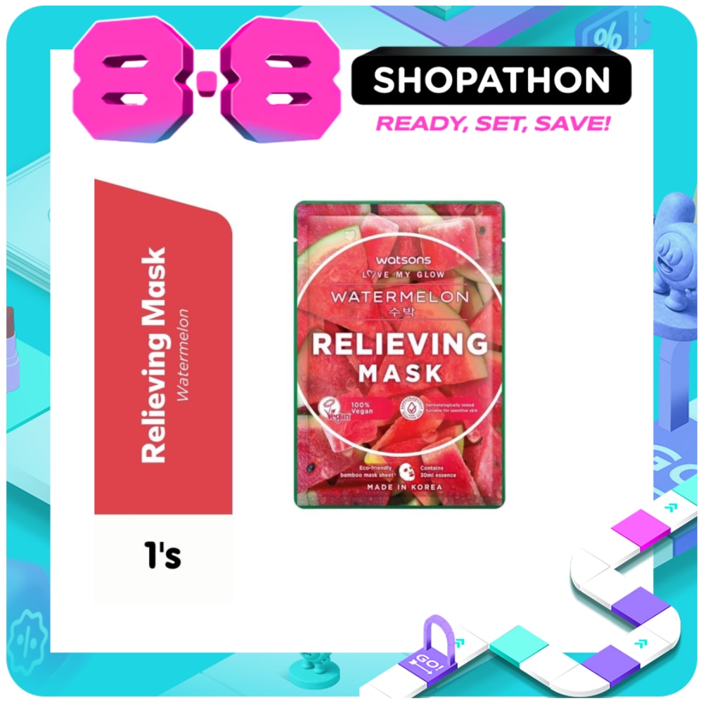 Relieving & Moisturising Watermelon Facial Mask 30ml image