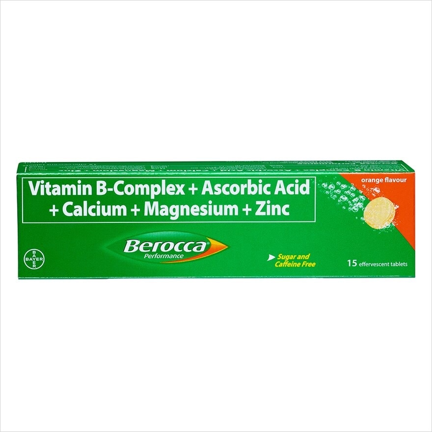 Berocca Effervescent Tablet Orange Flavor 15s