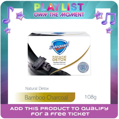 SAFEGUARD - SAFEGUARD SAFEGUARD Detox Face and Body Bar Charcoal 108g x 1