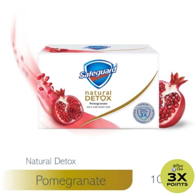 SAFEGUARD SAFEGUARD Detox Face and Body Bar Pomegranate 108g
