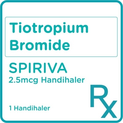 SPIRIVA Tiotropium bromide 2.5mcg 1 Handihaler [PRESCRIPTION REQUIRED]