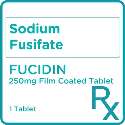 FUCIDIN Sodium Fusifate 250mg 1 Film Coated Tablet