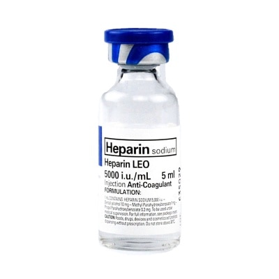 HEPARIN LEO Heparin 50000IU/ml [PRESCRIPTION REQUIRED]