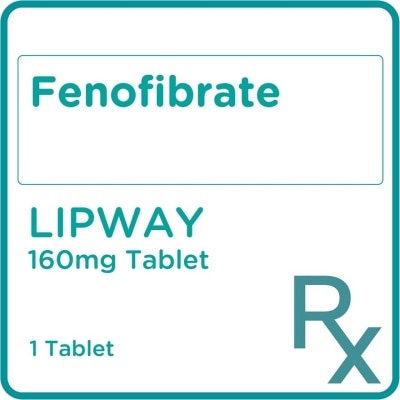 LIPWAY Fenofibrate 160mg 1 Tablet [Prescription Required]