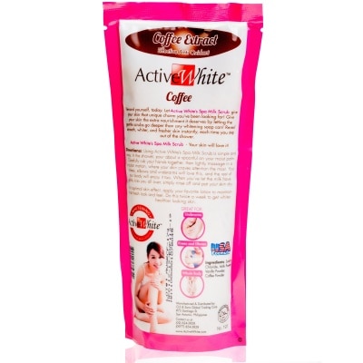 ACTIVE WHITE Spa Milk Scrub Coffee Extract 135g