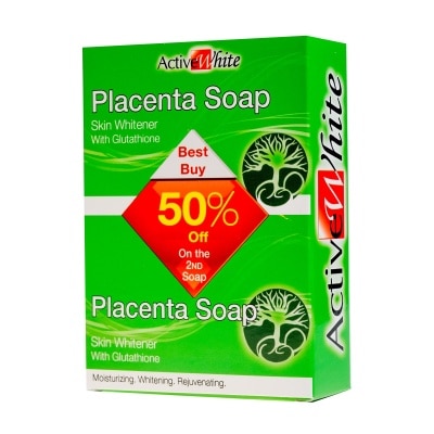 ACTIVE WHITE Placenta Soap 50% off