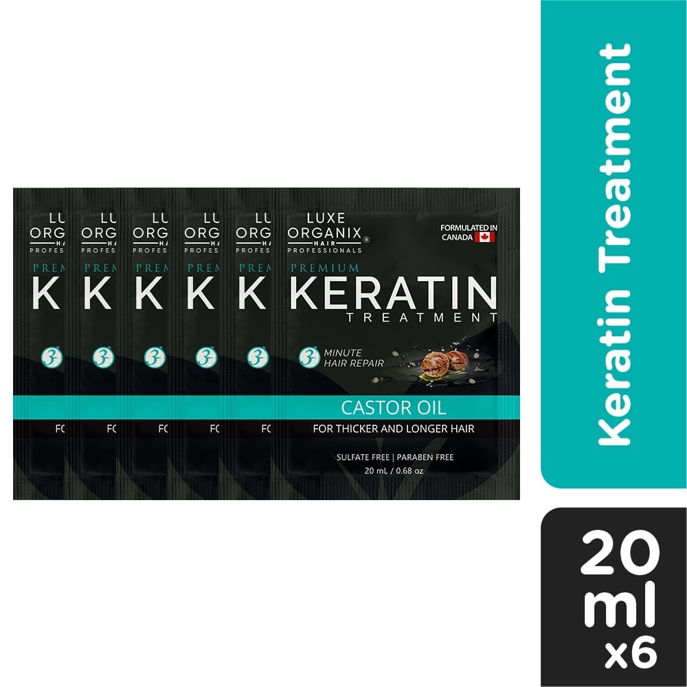 Luxe Organix Premium Keratin Castor 6sx20ml