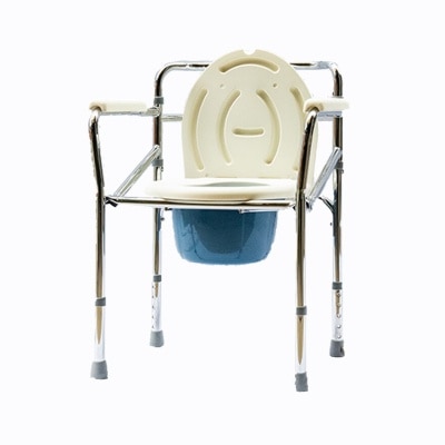 EASY CARE Easy Care Plated Foldable Commode Chair FR894L