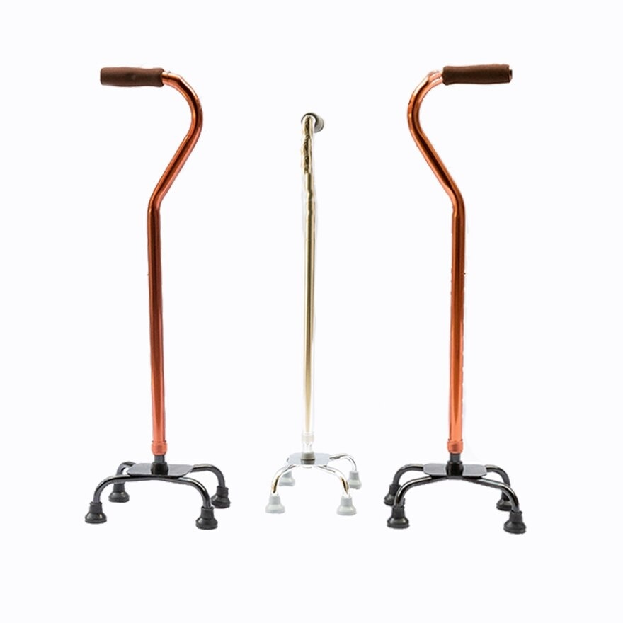 Easy Care Quad Cane Wide Base Foam Handle HS806