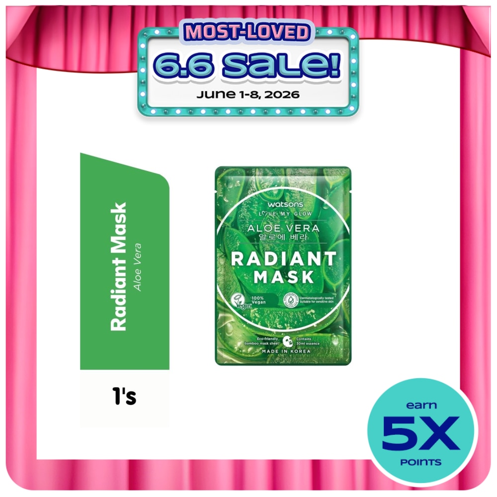 Aloe Vera Radiant Moisturising Facial Mask