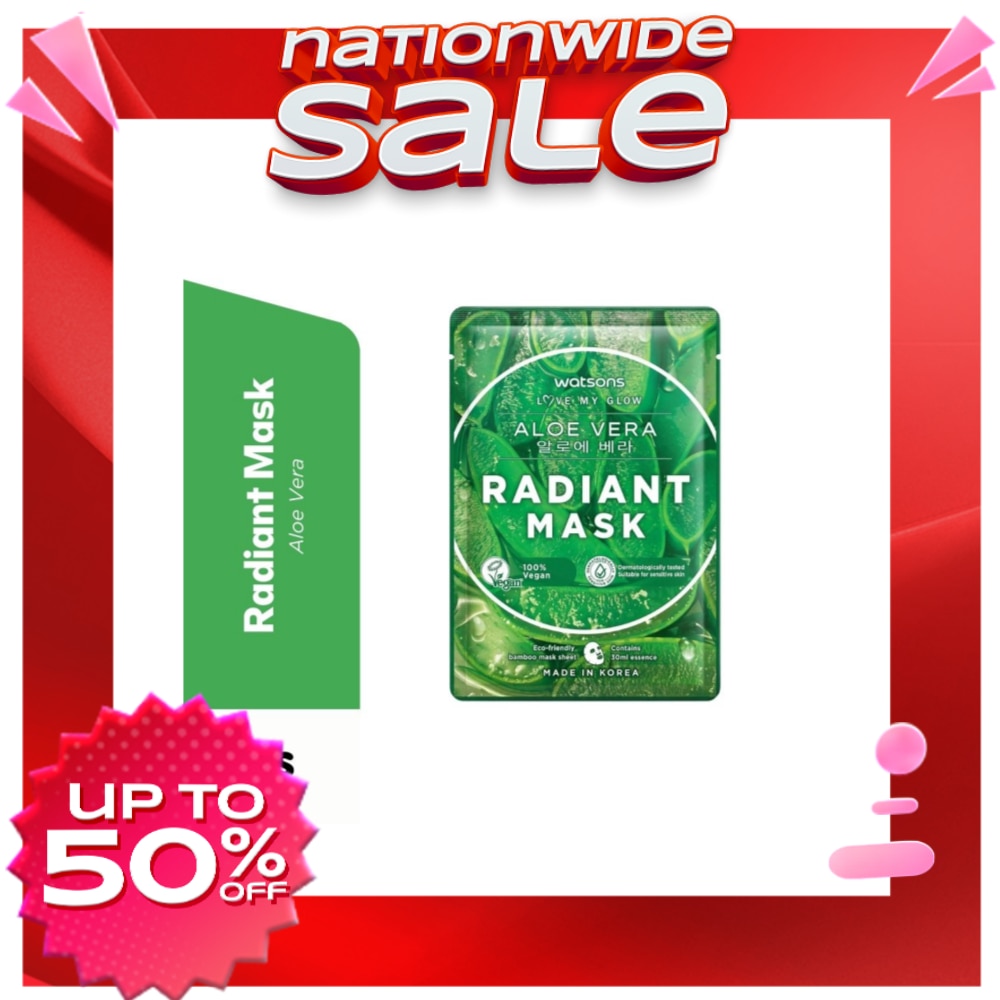 Aloe Vera Radiant Moisturising Facial Mask
