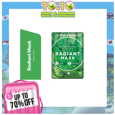WATSONS Aloe Vera Radiant Moisturising Facial Mask