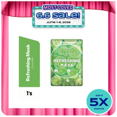 WATSONS - Refreshing and Moisturizing with Cucumber Extract Mask 1sheet