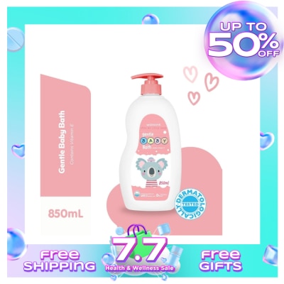 WATSONS Gentle Baby Bath 850ml