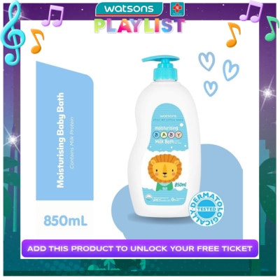 WATSONS Milk Baby Bath 850ml