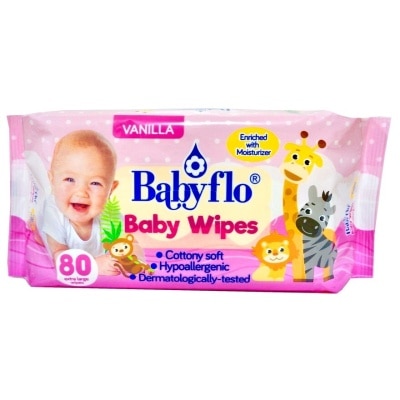 BABYFLO Baby Wipes Vanilla 80s