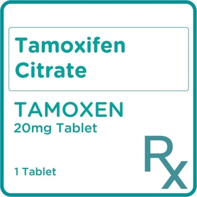 TAMOXEN Tamoxifen Citrate 20mg 1 Tablet [PRESCRIPTION REQUIRED]