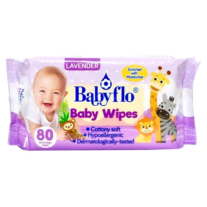 Baby Wipes Lavender 80s