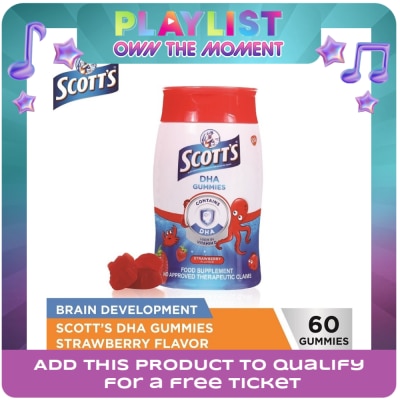 SCOTTS - DHA Gummies Strawberry 60s Bottle