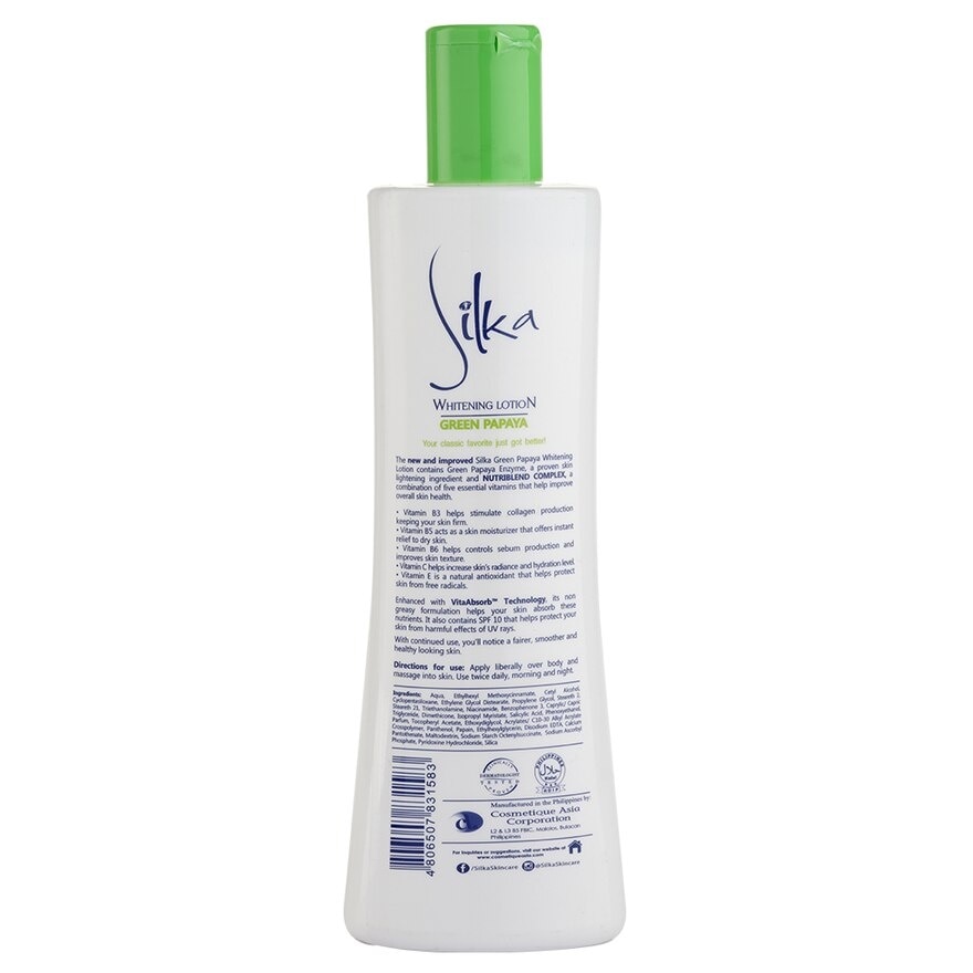 Green Papaya Whitening Lotion SPF 10 300ml