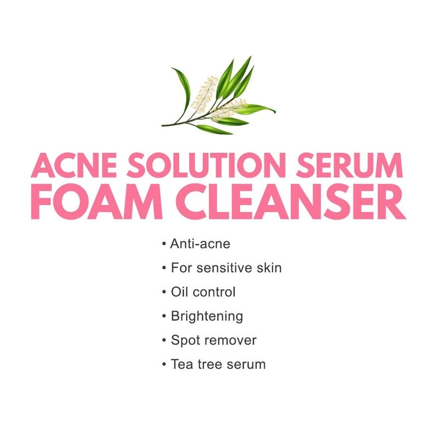 Acne Solution Serum Foam Cleanser 100ml