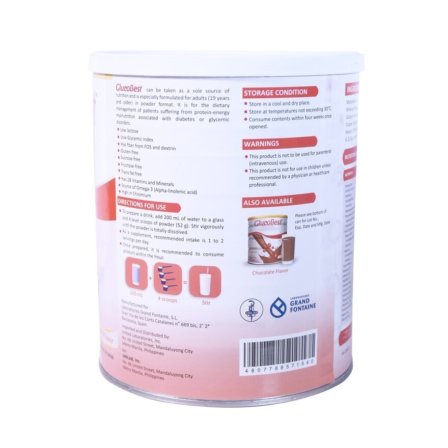 Adult Nutritional Powder Drink Vanilla Flavor 800g