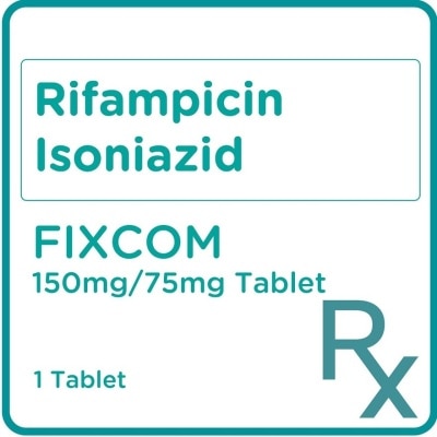 FIXCOM Rifampicin Isoniazid 150MG 75MG 1 Tablet [PRESCRIPTION REQUIRED]