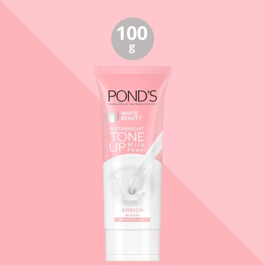 Ponds White Beauty InstaBright Tone Up Milk Foam 100g