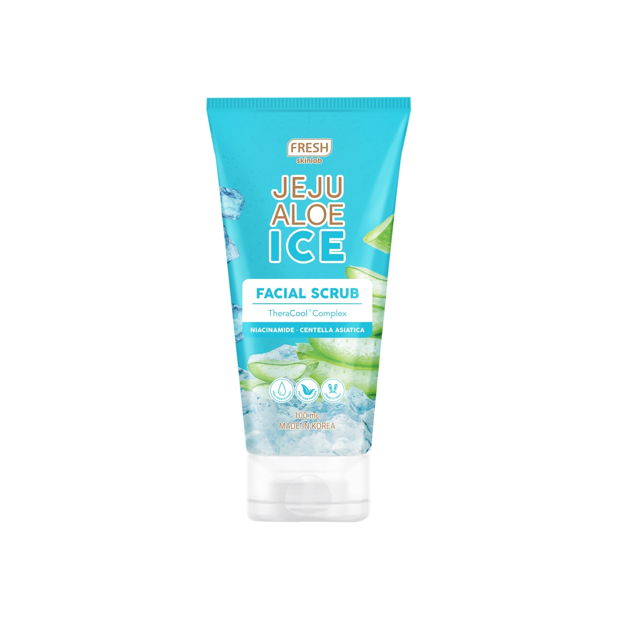 Jeju Aloe Vera Ice Facial Scrub 100ml