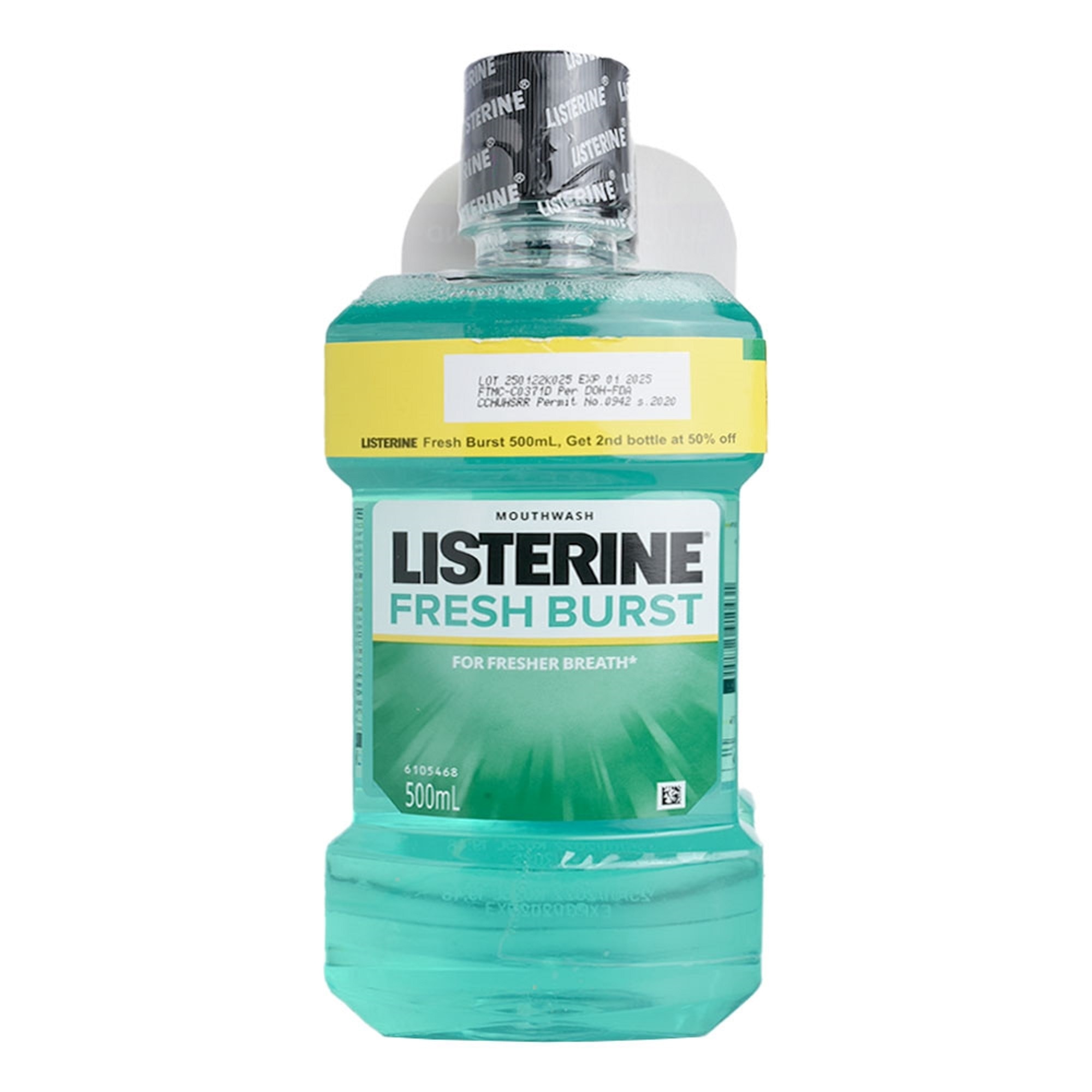 Mouthwash Fresh Brust 500ml Buy 1 Get 2nd Bottle at 50% OFF