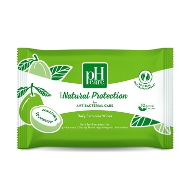 PH CARE Natural Protection Wipes 10S