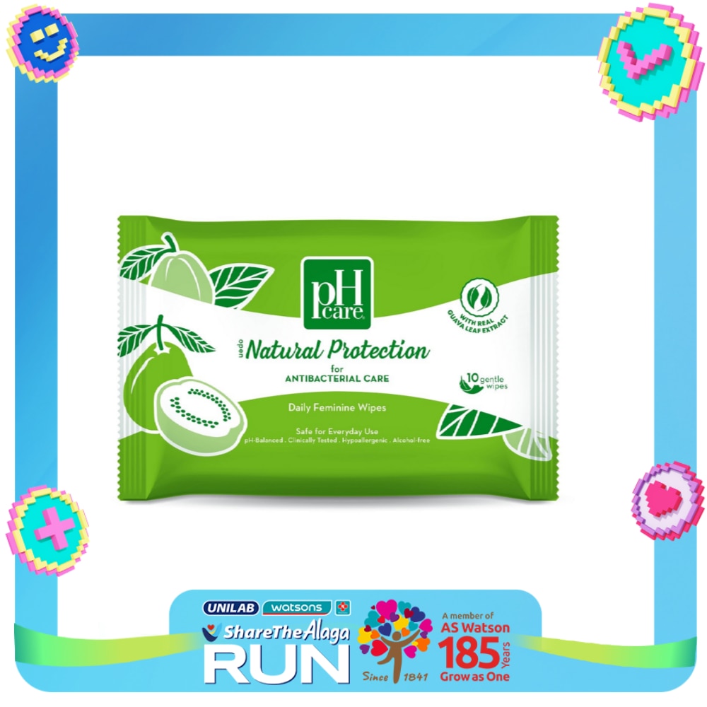 Natural Protection Wipes 10S