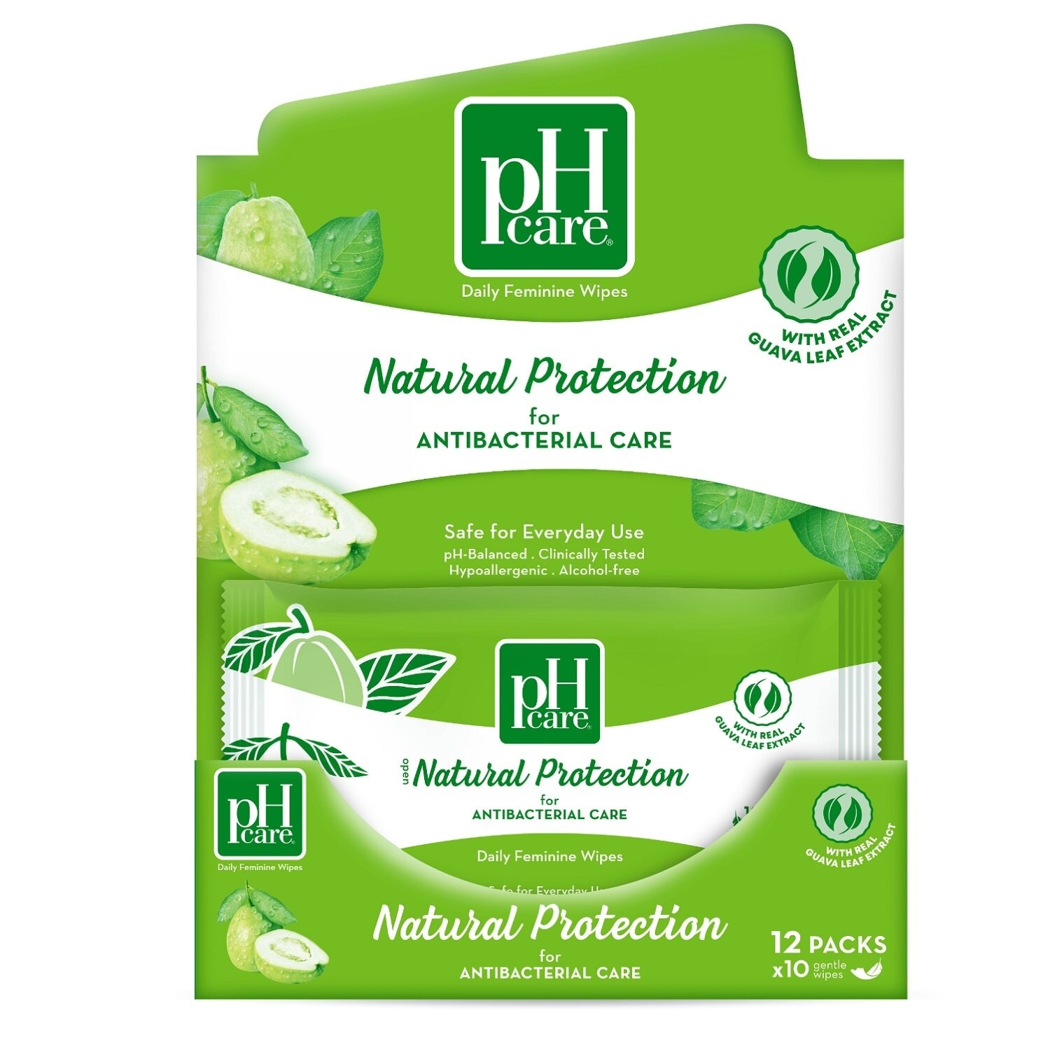 Natural Protection Wipes 10S