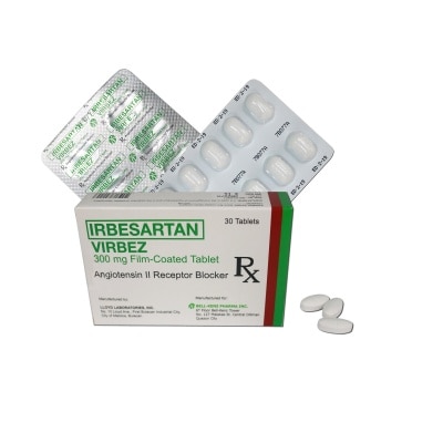 VIRBEZ VIRBEZ Irbesartan 300Mg Sold Per Piece [Prescription Required]