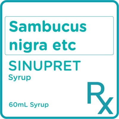 SINUPRET Sambucus nigra Syrup 60mL [PRESCRIPTION REQUIRED]