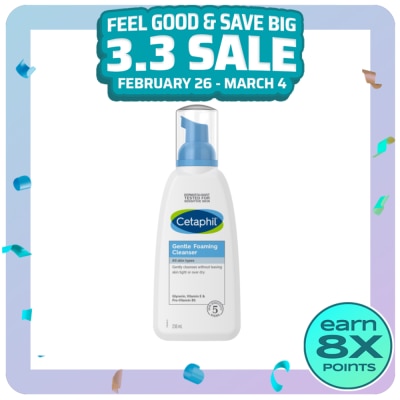 CETAPHIL Gentle Foaming Cleanser - 236ML