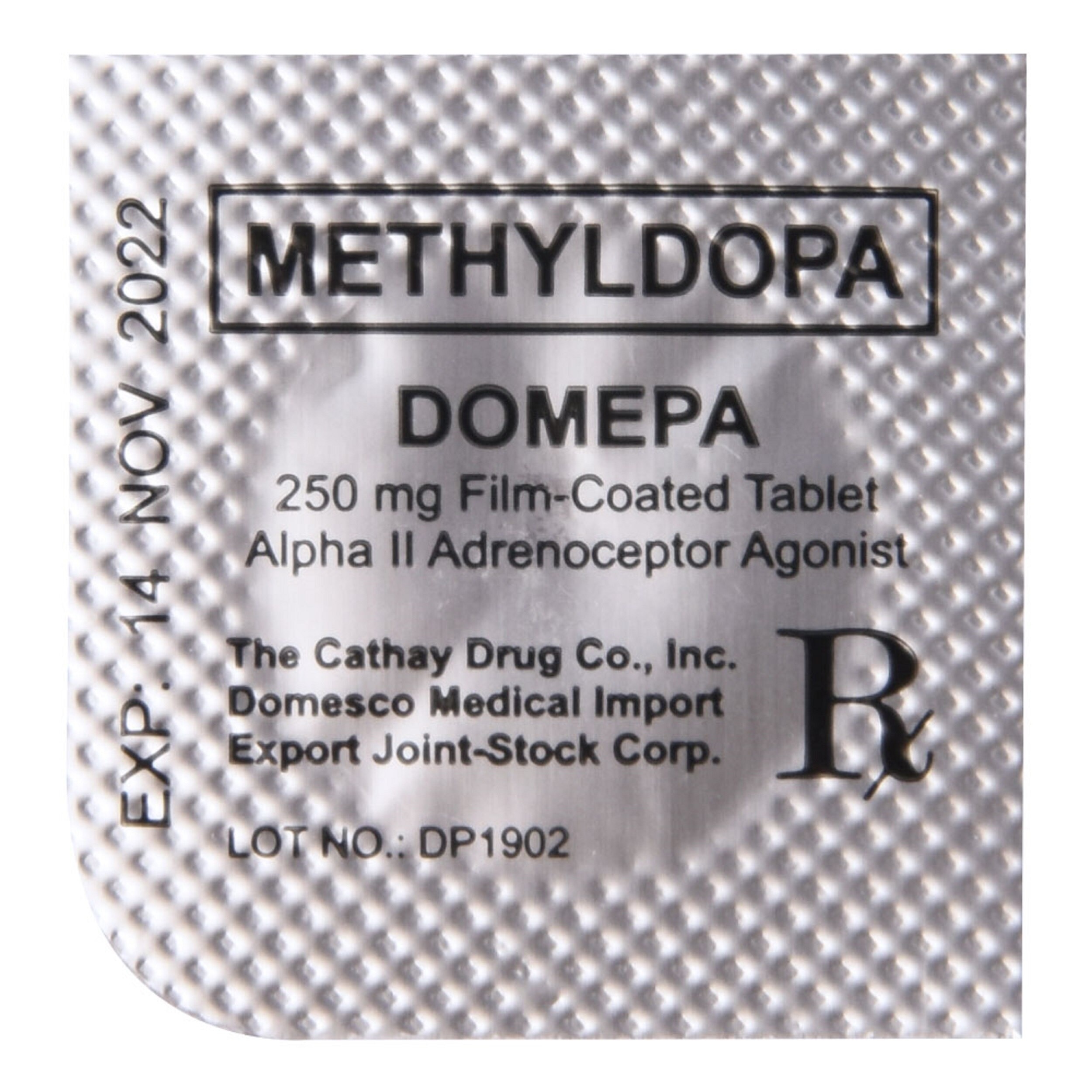 Methyldopa 250Mg 1 Film-Coated Tablet [Prescription Required]