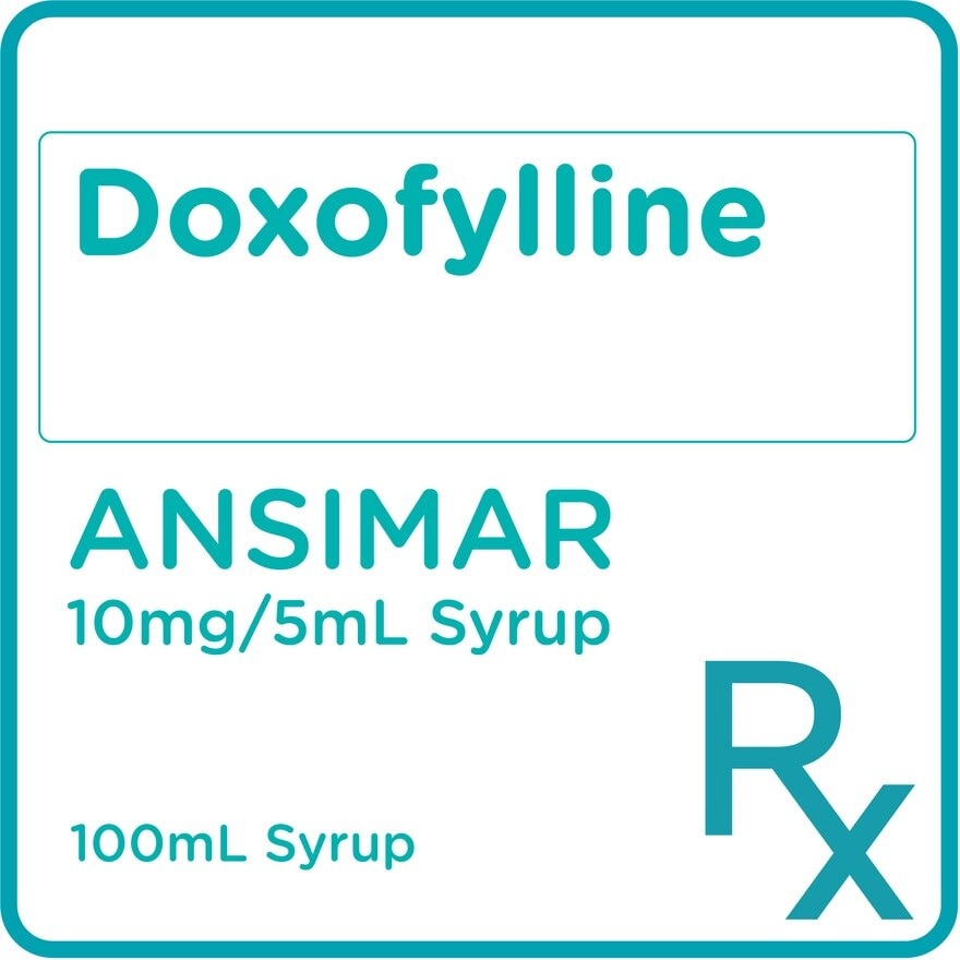 Doxofylline 10mg/5mL Syrup 100mL [PRESCRIPTION REQUIRED]