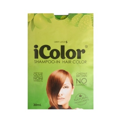 ICOLOR Shampoo-in Hair Color- Chestnut Brown 30ml