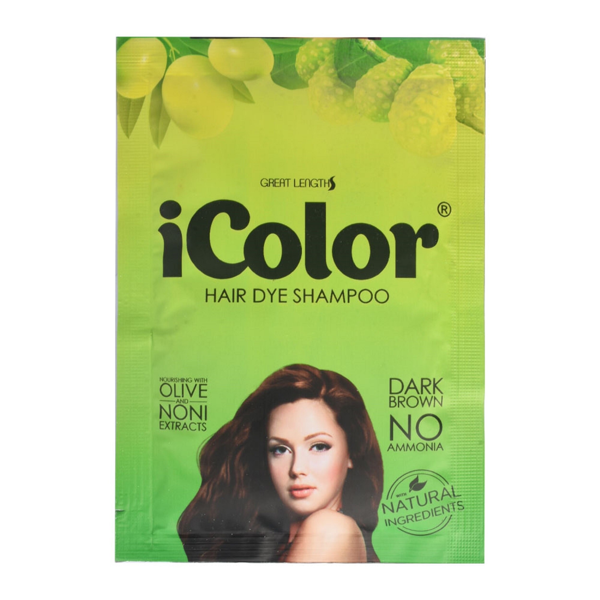 Hair Dye Shampoo - Dark Brown 30ml