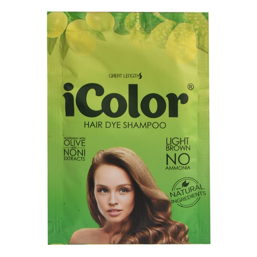 Hair Dye Shampoo - Light Brown 30ml