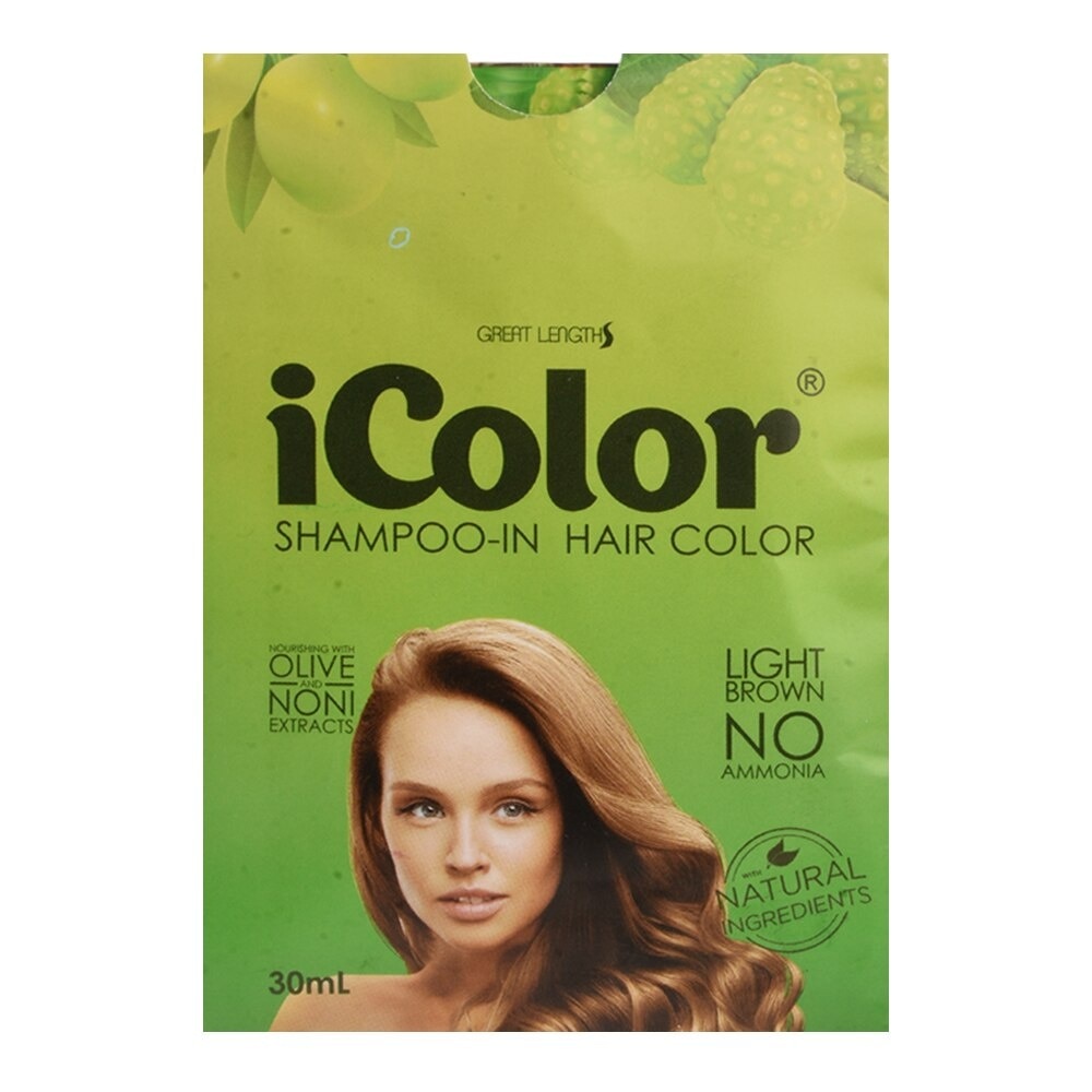 Hair Dye Shampoo - Light Brown 30ml