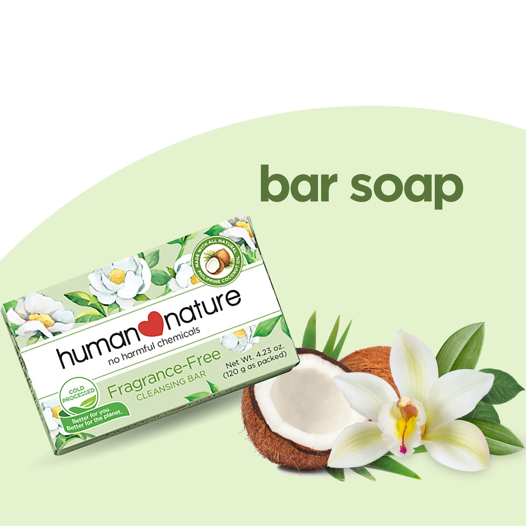 Fragrance-Free Gentle Cleansing Bar Soap 120g