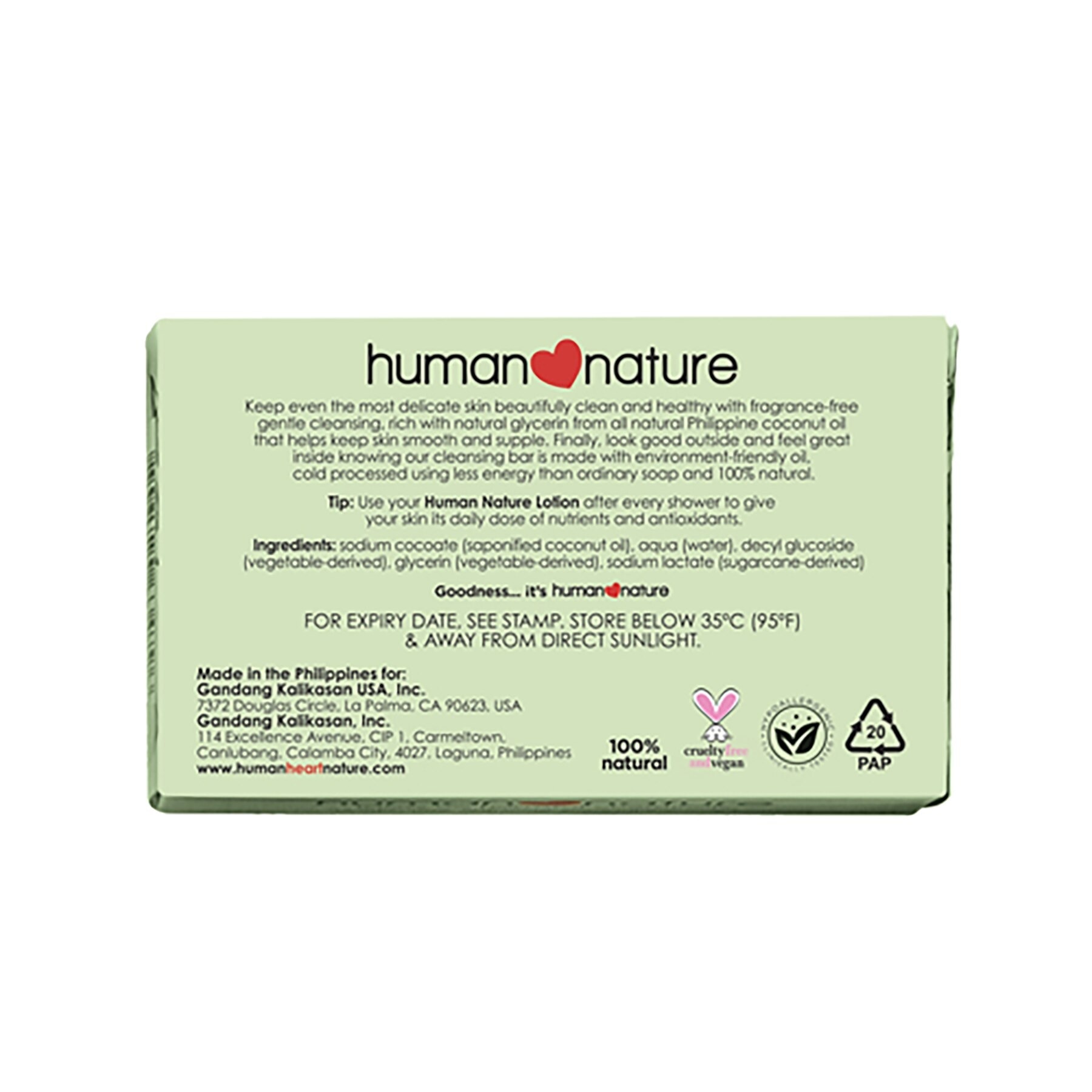 Fragrance-Free Gentle Cleansing Bar Soap 120g