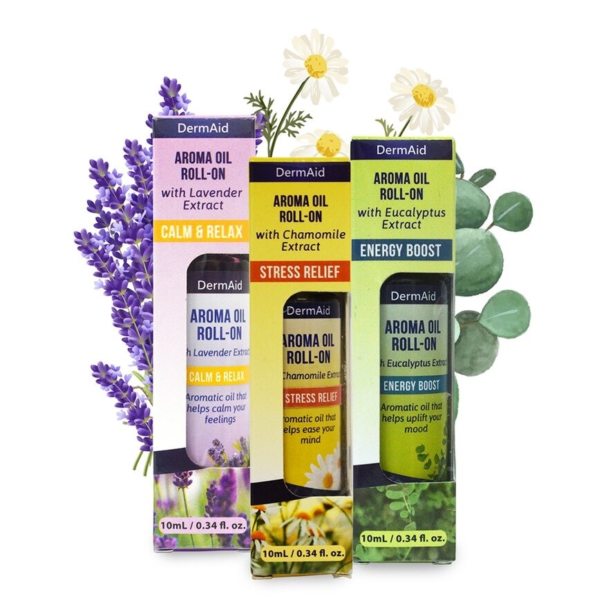 Aroma Roll-on with Eucalyptus Extract Energy Boost