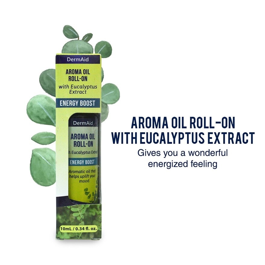 Aroma Roll-on with Eucalyptus Extract Energy Boost