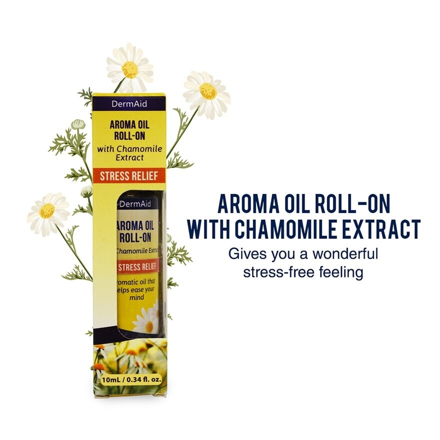 Aroma Roll-on with Chamomile Extract Stress Relief