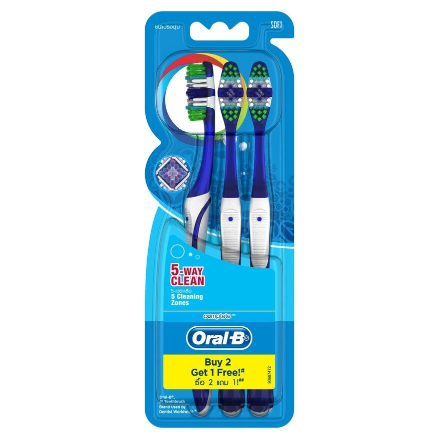 5-Way Clean Soft Toothbrush 3s