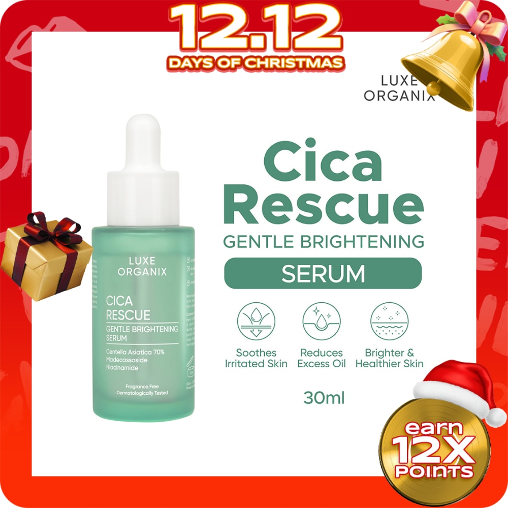LUXE ORGANIX Cica Rescue Calming Serum 30ml