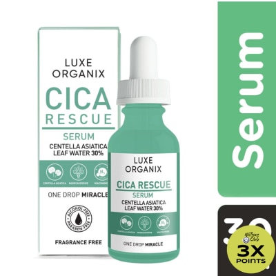 LUXE ORGANIX Cica Rescue Calming Serum 30ml